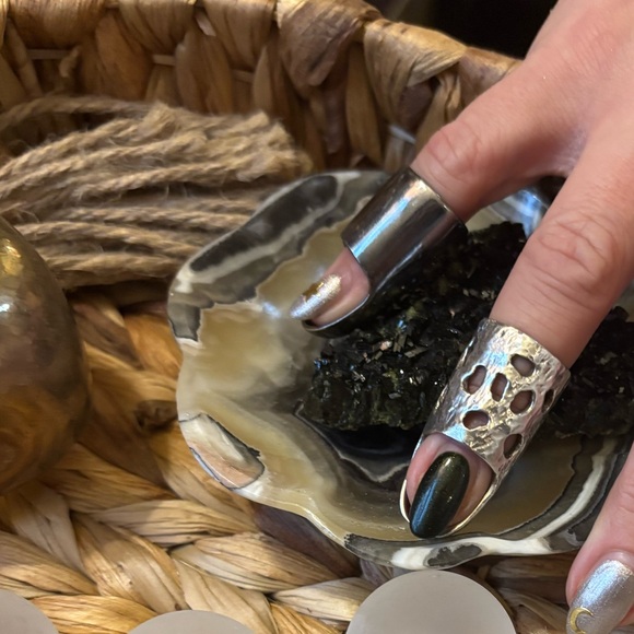 Sterling King Helmet Ring in Silver (SMOOTH RING ONLY!), SZ M/L - Picture 4 of 5